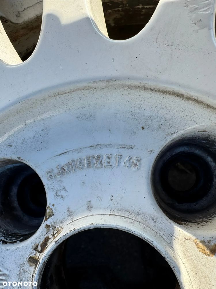 Audi 80 B2 Coupe felgi koła oryginał 14" 853601052A ET45 4x108 ładne opony 195 60 14 - 8