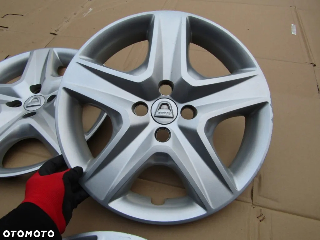 4x Kołpaki Strukturalne 16 Dacia Logan Lodgy Sandero Stepway 4x100 - 14