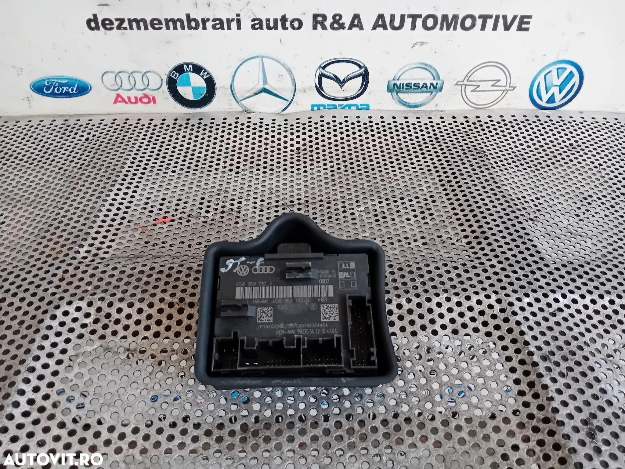 Modul Calculator Usa Audi A6 4G C7 A7 Cod 4G8959792G Motor CNH Cutie Automata NYU - 2