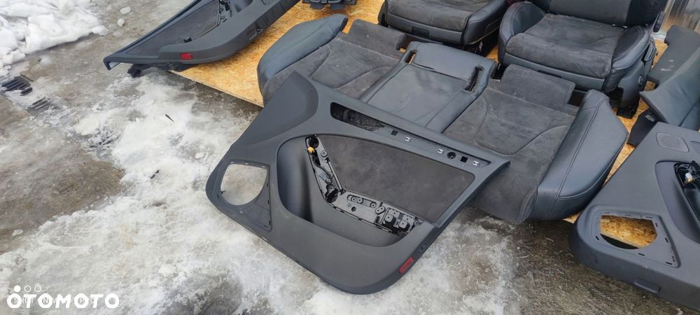 FOTEL FOTELE AUDI A4 B8 S LINE SKÓRA + MATERIAŁ ! - 3