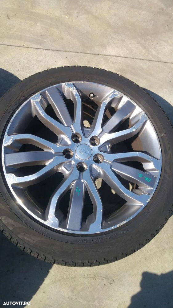 Set jante aliaj r21 land rover range rover sport 2 l494 dk621007ea dk621007fa dk6m1007na 9.5jx21eh2 - 6