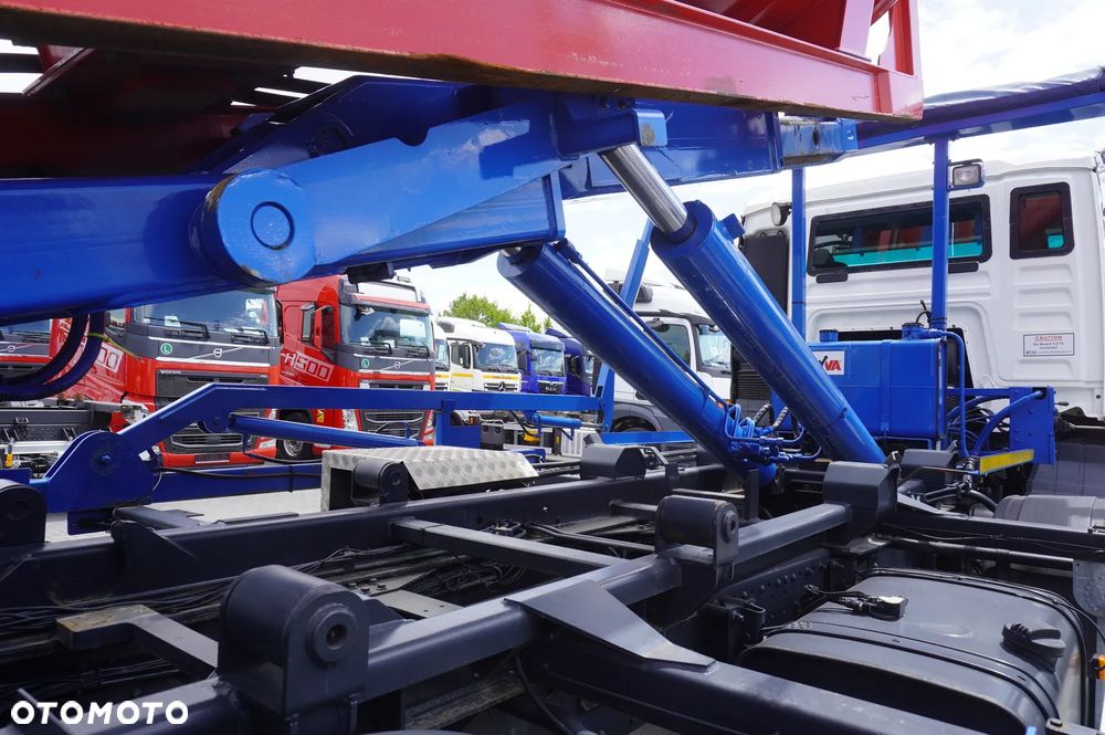 MAN TGS 35.400 8×4 E5 / Hakowiec HYVA LIFT 32.56 SE / Beczka Asenizacyjna 13000 l - 14