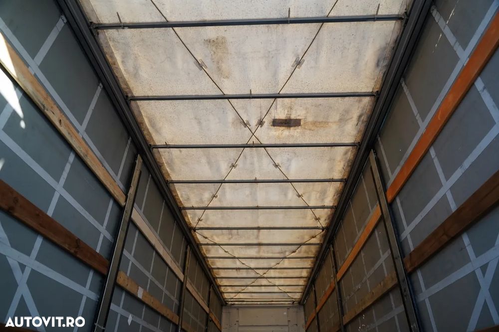 Fruehauf CITYLINER CORTINĂ / 1 AXĂ / DIRECȚIE / LUNGIME 11 M / CUREA CĂRUCIOR / PODEA REZISTENTĂ - 18