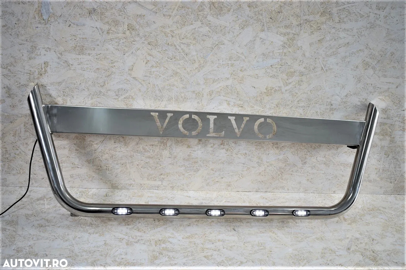 Bullbar grila, bara proiectoare cu 5 LED-uri incluse, Volvo FH4, Euro 6 - 3