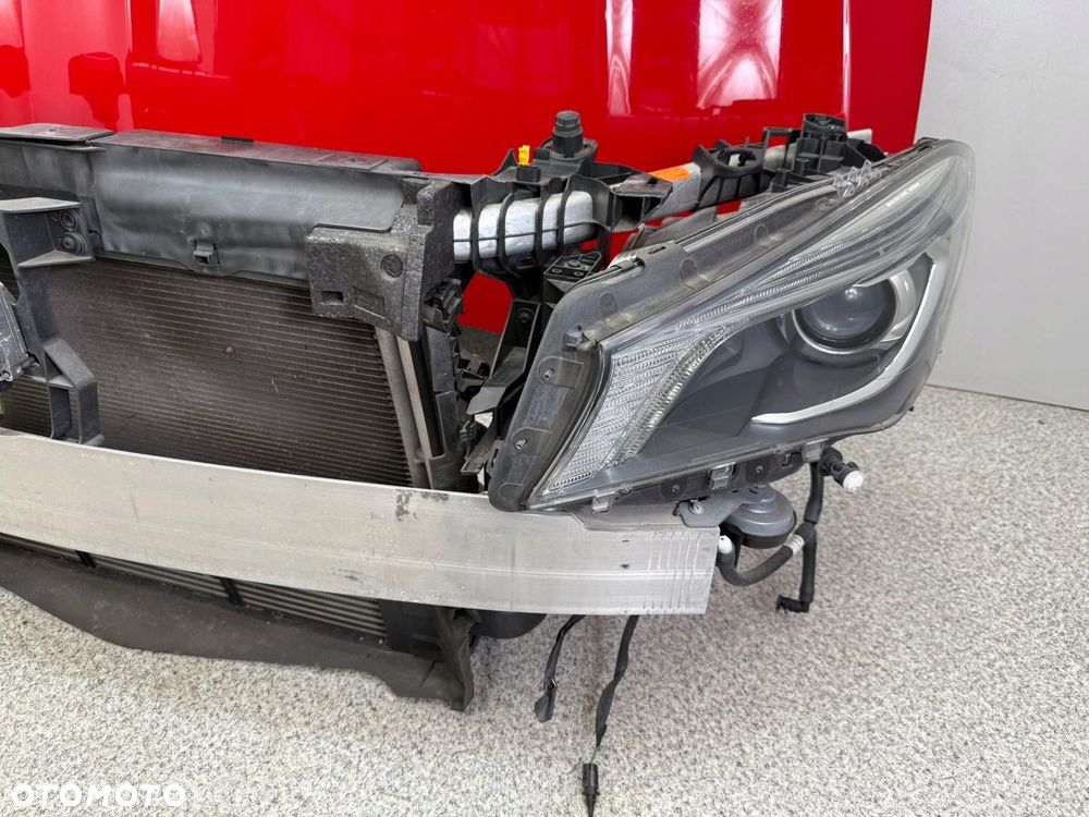 MERCEDES CLA W117 117 PRZÓD ZDERZAK PAS LAMPY BI XENON MASKA PAS CHŁODNICE - 10