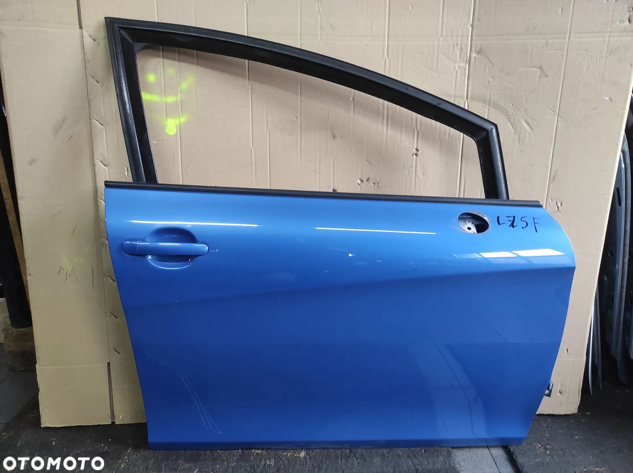 DRZWI PRAWE PRZEDNIE PRZÓD SEAT LEON 2 LZ5F NIEBIESKIE WYSYŁKA !!! - 1