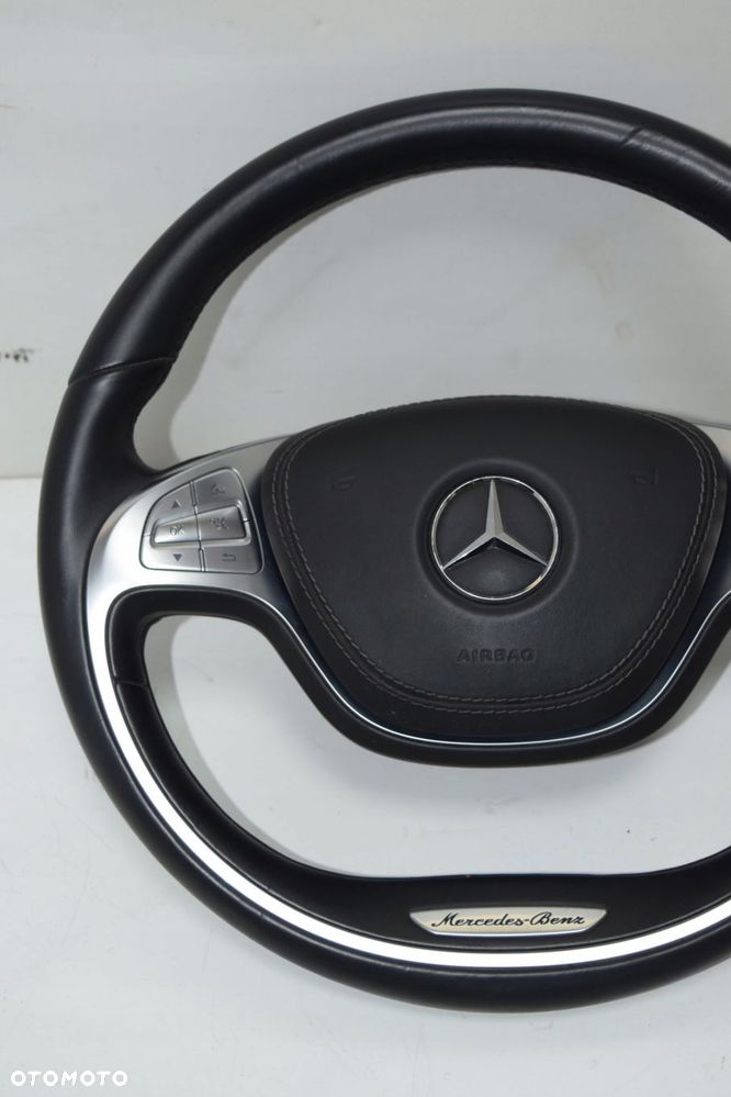 MERCEDES S KLASA W222 KIEROWNICA CZARNA - 3