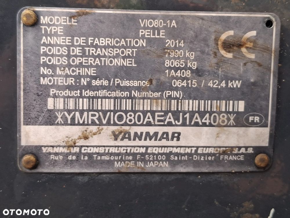 Yanmar ViO 80 - 1A - 17