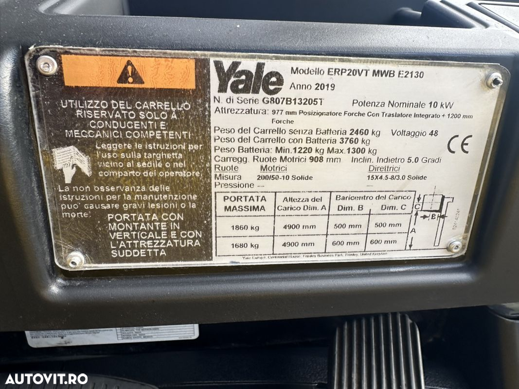 Yale ERP 20 VT - 9