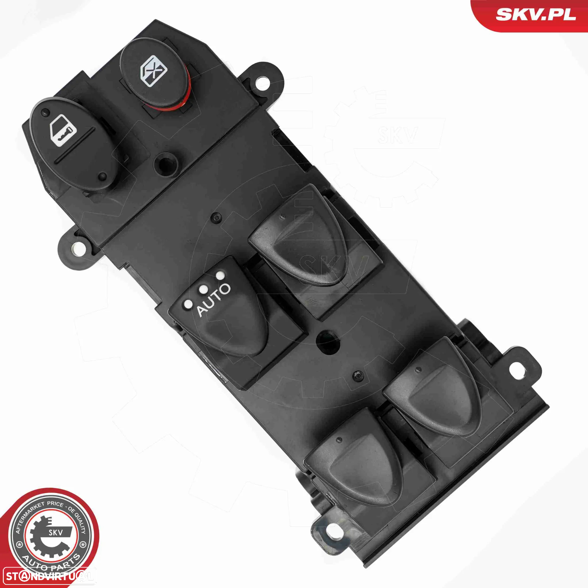 Botões de comando dos vidros Honda Civic VIII 2005 a 2012 - 2