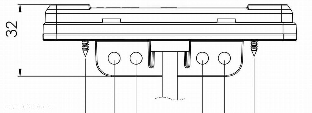 LAMPA OBRYSOWA LED OBRYSÓWKA Z KIERUNKIEM LAWETA - 5
