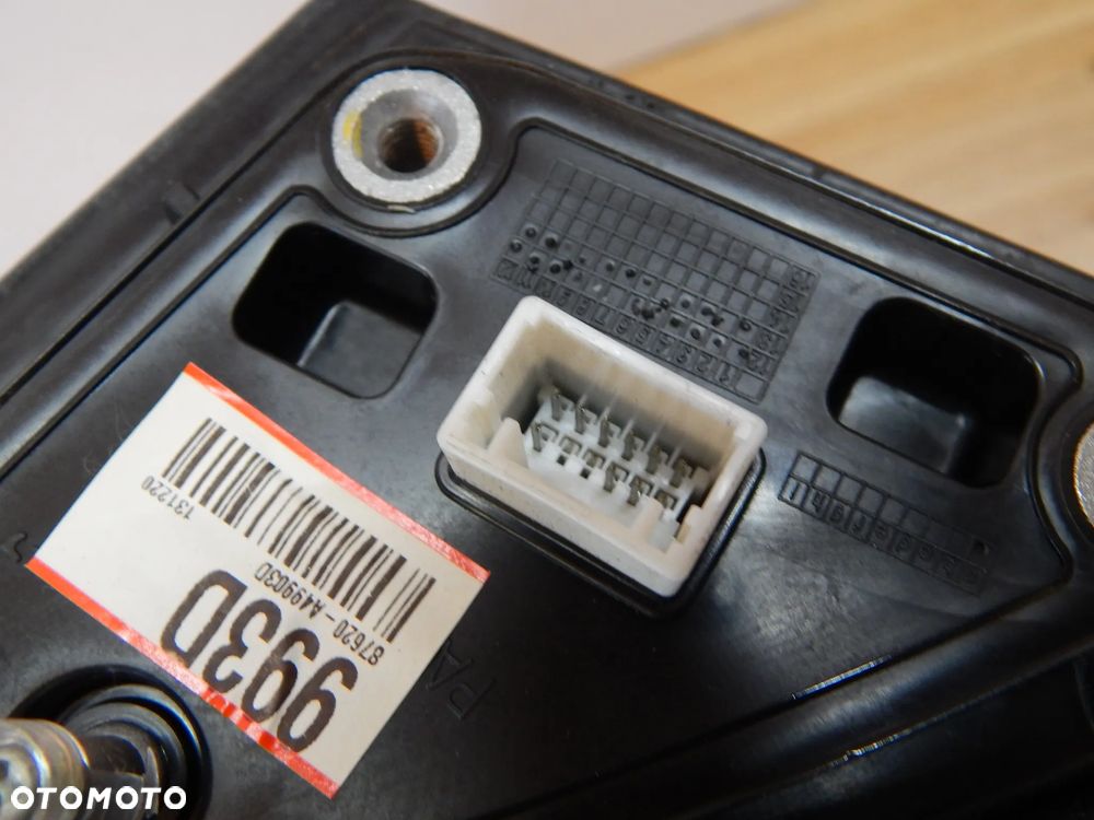 Lusterko przód zewnetrzne kierunek Kia Carens IV 13-19 kolor 3D srebrne 10 pinów Łuków części - 4