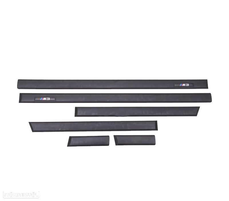 KIT CONJUNTO FRISOS LATERAIS BMW E36 LOOK M3 COUPE CABRIO - 3