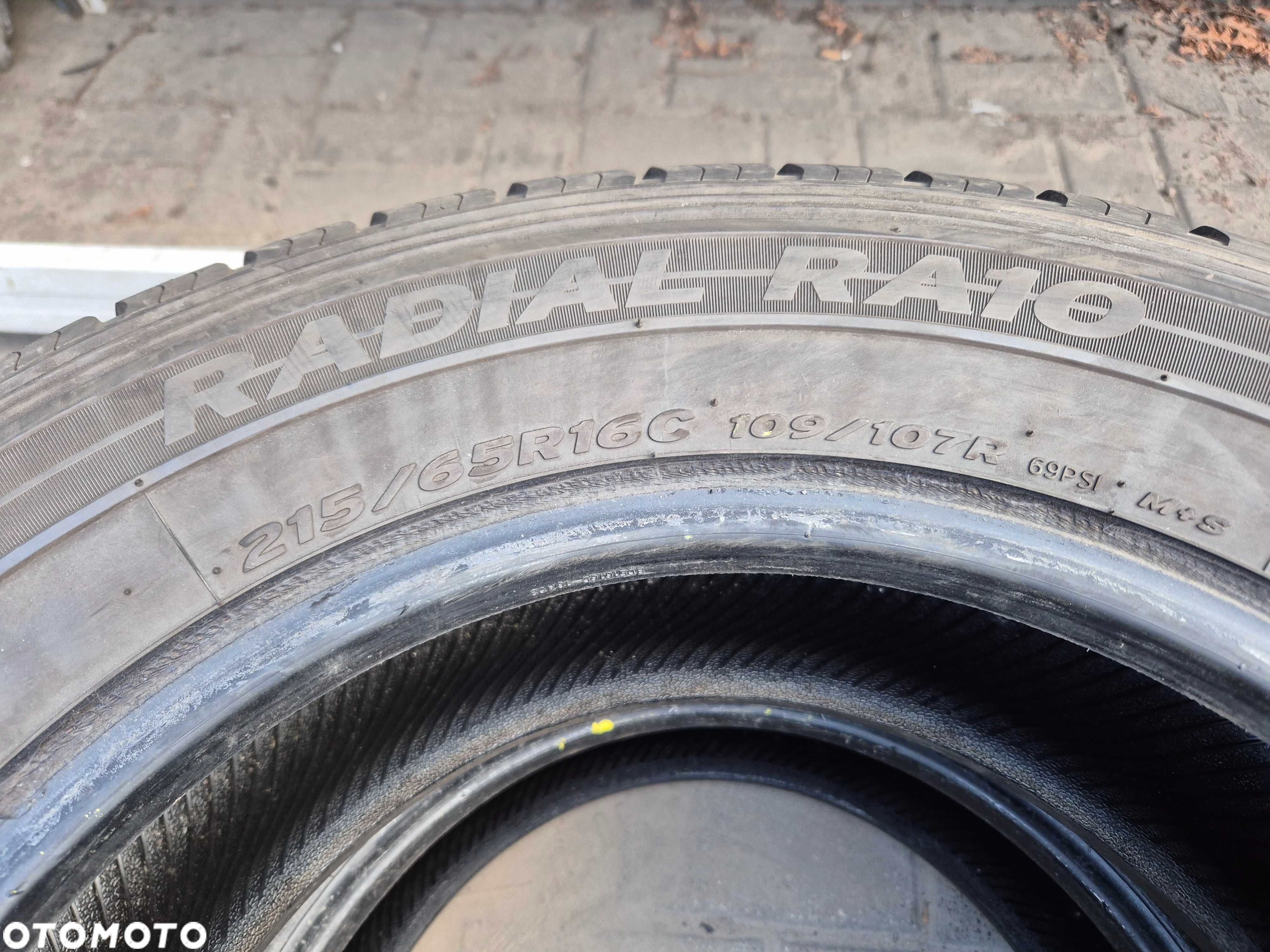 Hankook Radial RA10 215/65r16c 109/107R 7,5mm N2873 - 2