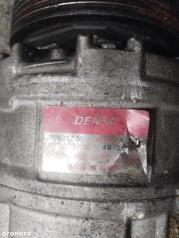 BMW E39 96-03 r. 2,0 B SPRĘŻARKA KOMPRESOR KLIMATYZACJI DENSO 147100-5690 * - 3