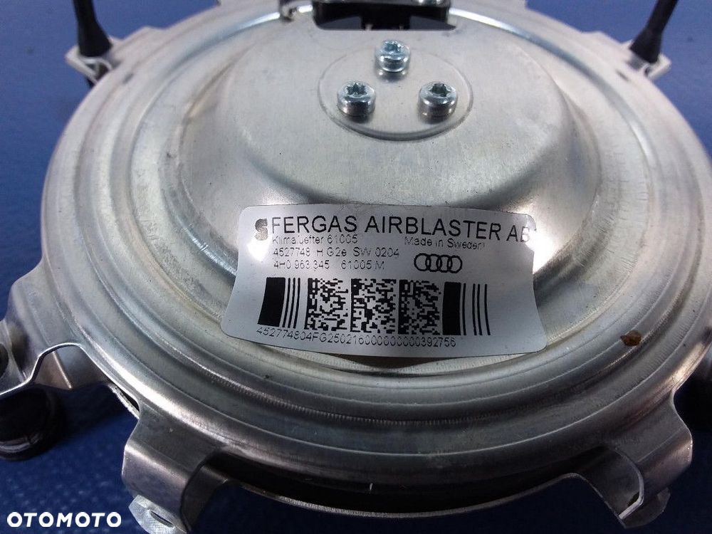 AUDI A8 D4 4H WENTYLATOR DMUCHAWA FOTELA 4H0963345 - 2