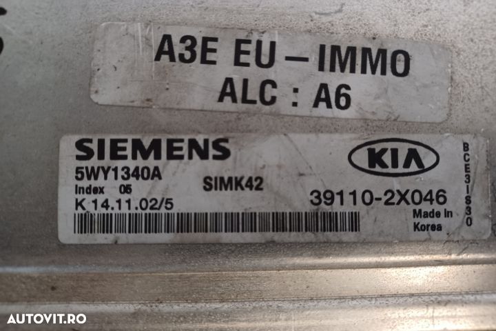Calculator motor ECU 5WY1340A - 1.3 5WY1340A - 1.3 Kia Rio 1 [facelif - 2