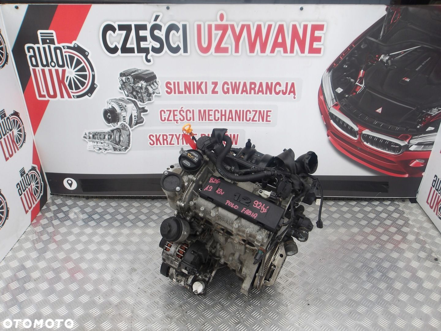 SILNIK SEAT IBIZA 1.2 12V BZG 92 TYS - 1