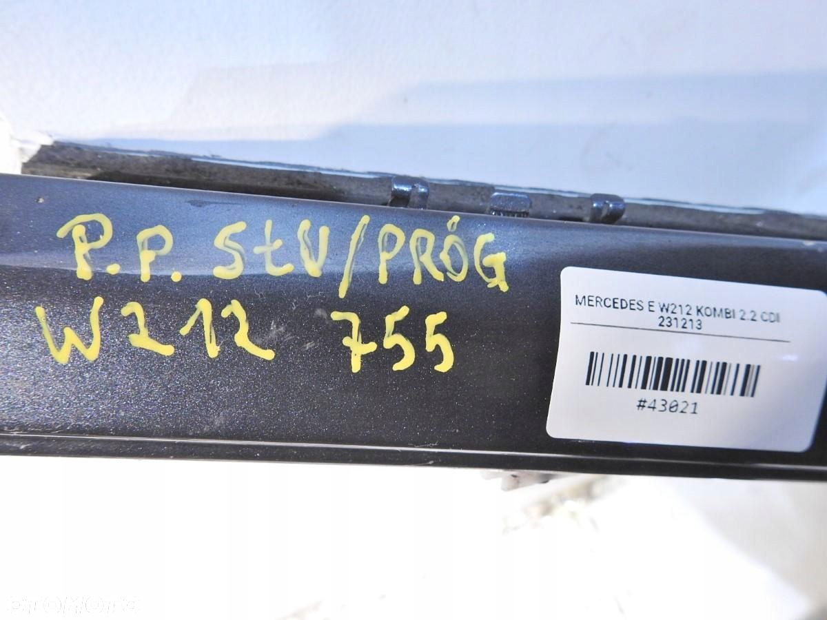 PRÓG SŁUPEK PRAWY PRZÓD 755 MERCEDES W212 - 2