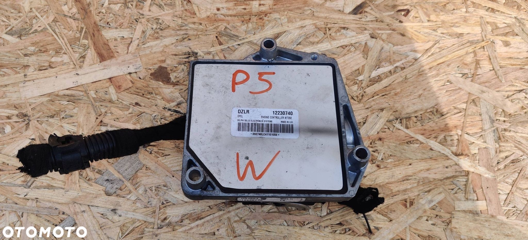 Opel Astra H 2004 Sterownik 1.6 xep Moduł ECU 12230740 - 1