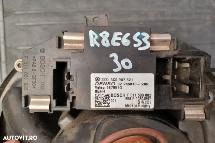 Ventilator aeroterma 3C1820015E 3C1820015E Volkswagen VW Golf 5 [2003 - 4