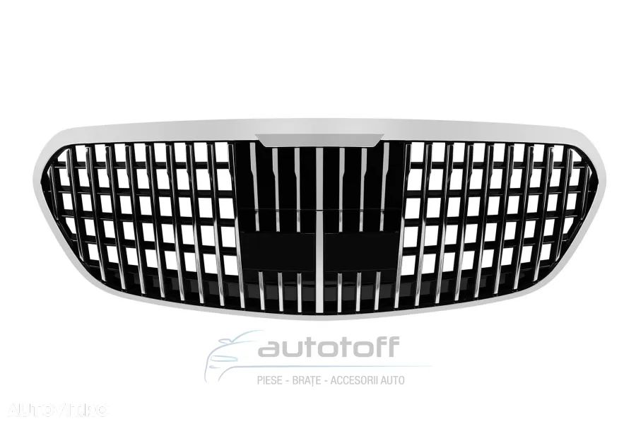Grila centrala compatibila cu Mercedes S-Class W223 (2021+) MBH Design - 5