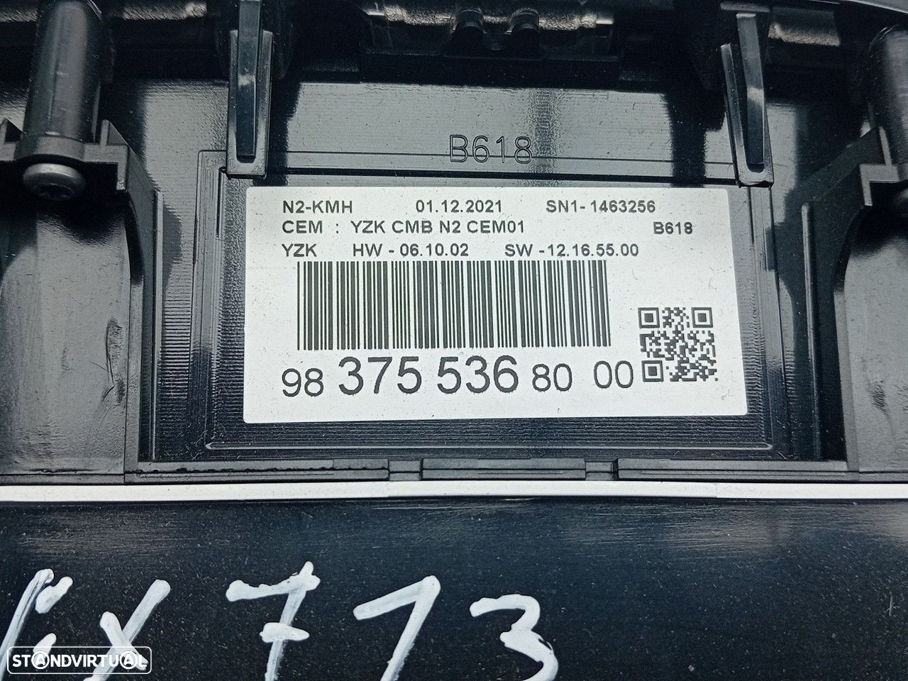 Quadrante / painel de instrumentos CITROËN C3 III (SX) - 5