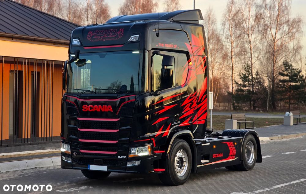 Scania R450 ❗️STANDARD / HYDRAULIKA / ALUFELGI / NAVI / LED / VIRTUAL COCKPIT / DUŻE ZBIORNIKI / ZABUDOWY MIĘDZYOSIOWE / RETARDER / LODÓWKA / ACC / NOWE SPRZĘGŁO I HAMULCE / BEZ EGR / SALON POLSKA ❗️ - 28