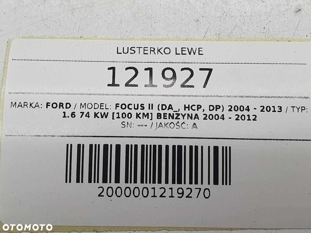 LUSTERKO LEWE ELEKTRYCZNE KIERUNKOWSKAZ SORD FOCUS II LIFT EU 6 PIN - 10