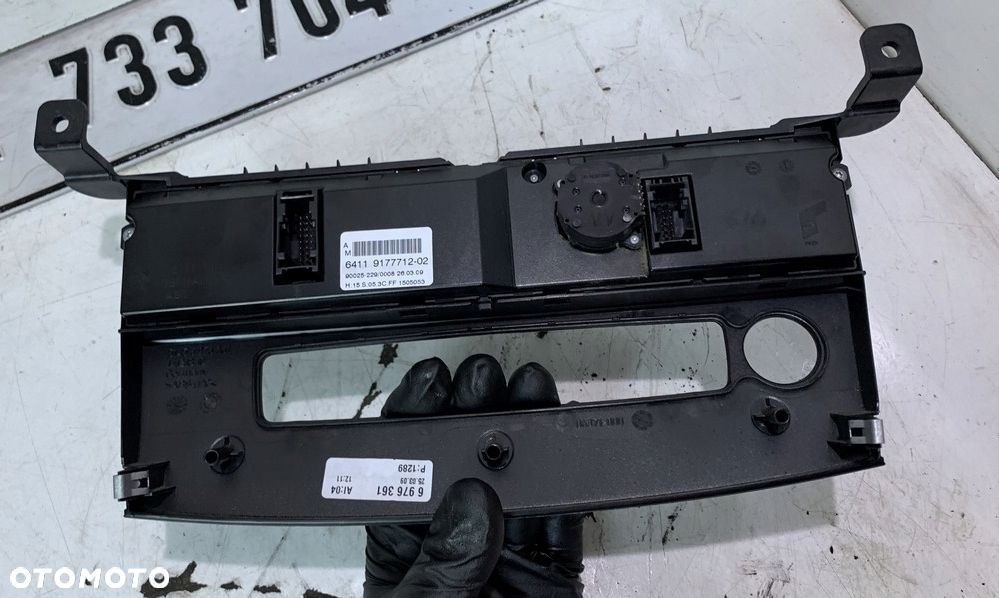 PANEL RAMKA KLIMATRONIK BMW E60 E61 LIFT JAK NOWY - 6