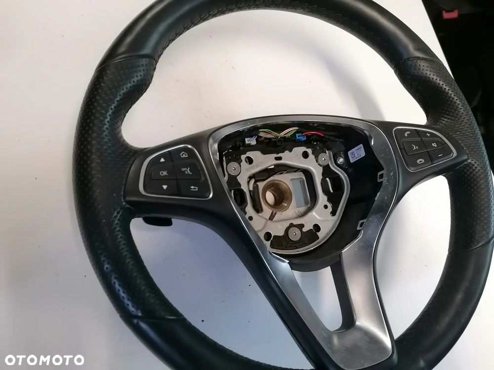 MERCEDES W205 15r KIEROWNICA MULTIFUNKCJA SKÓRZANA ŁOPATKI - 3