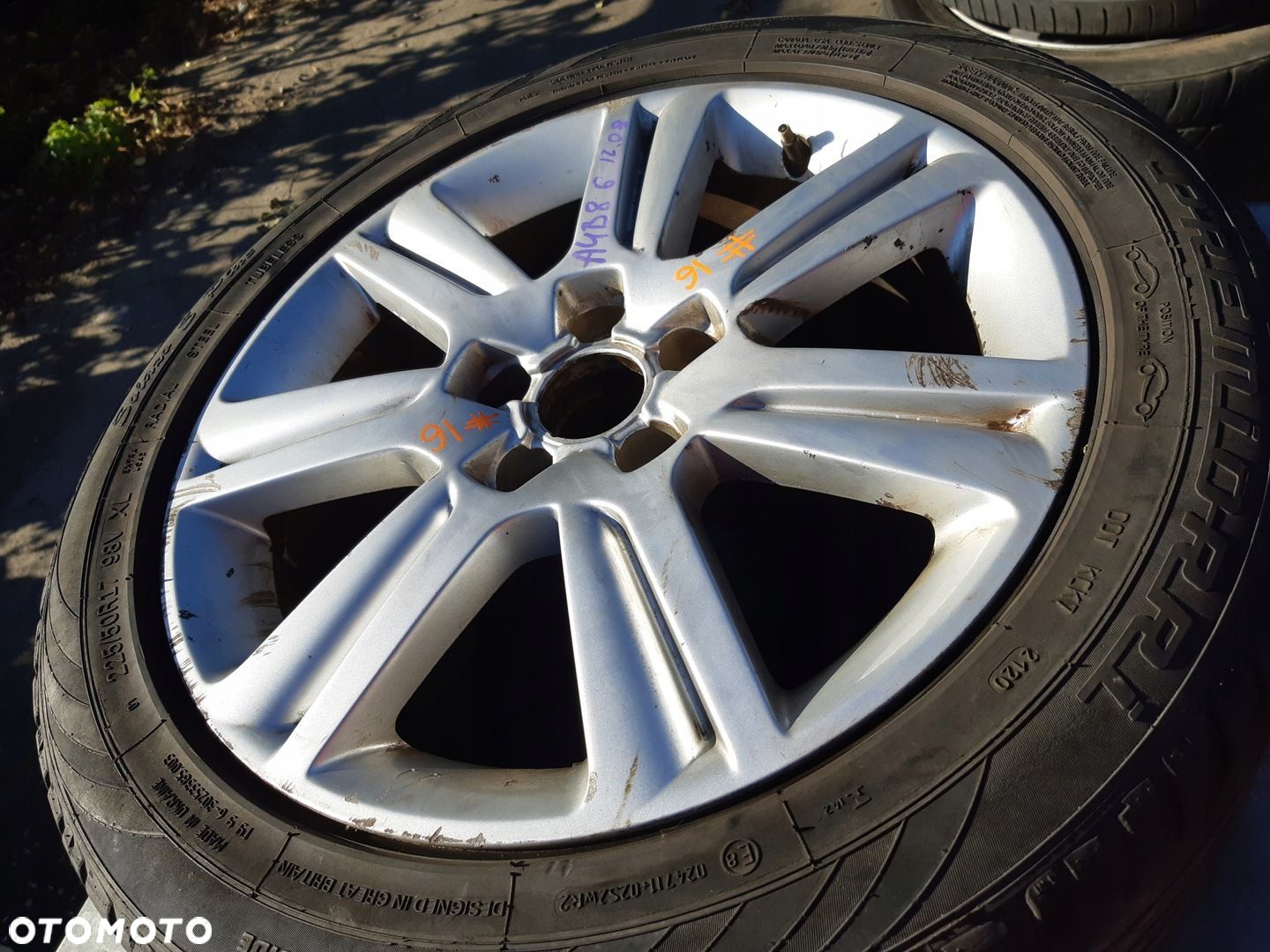 AUDI A4 B8 A5 8T FELGA ALUMINIOWA 7.5J 17 ET45 8K0601025B - 1