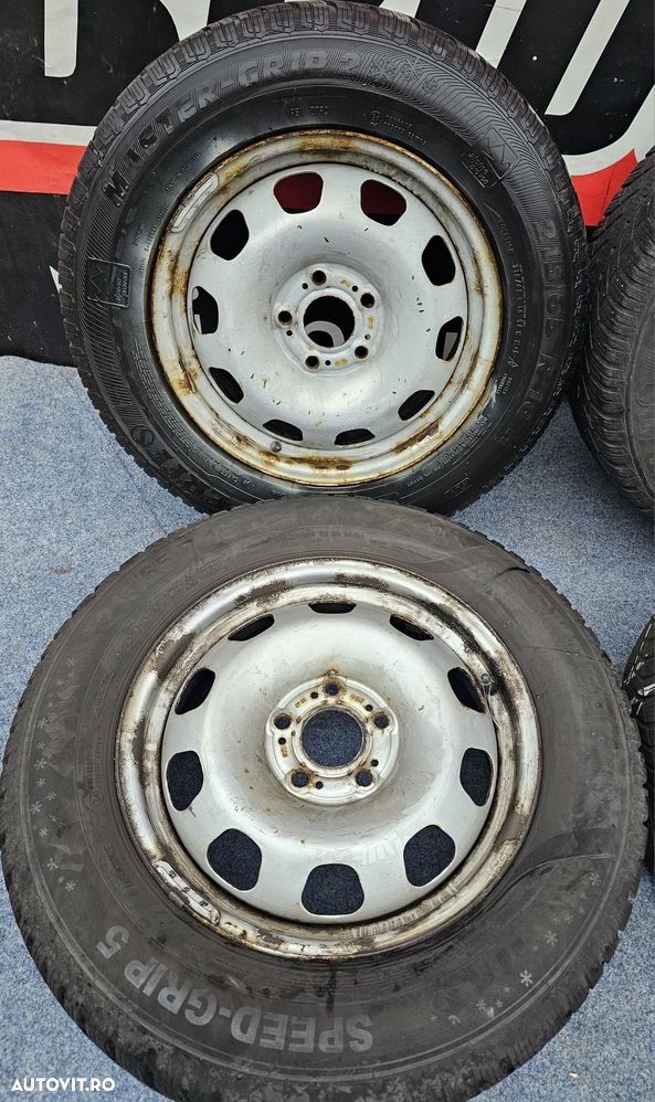 JanteTabla 16'' 5 x 114,3 Dacia Duster+Cauciucuri Iarna 215-65-16''M+S - 2