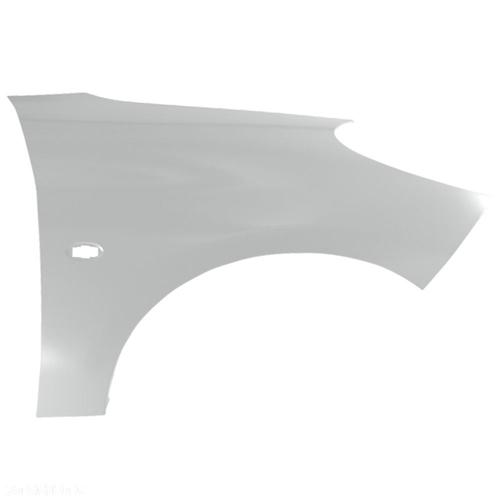 BLU Błotnik PEUGEOT 206+ PLUS EZR prawy szary 2007-2014 przód Grau Aluminium - 2
