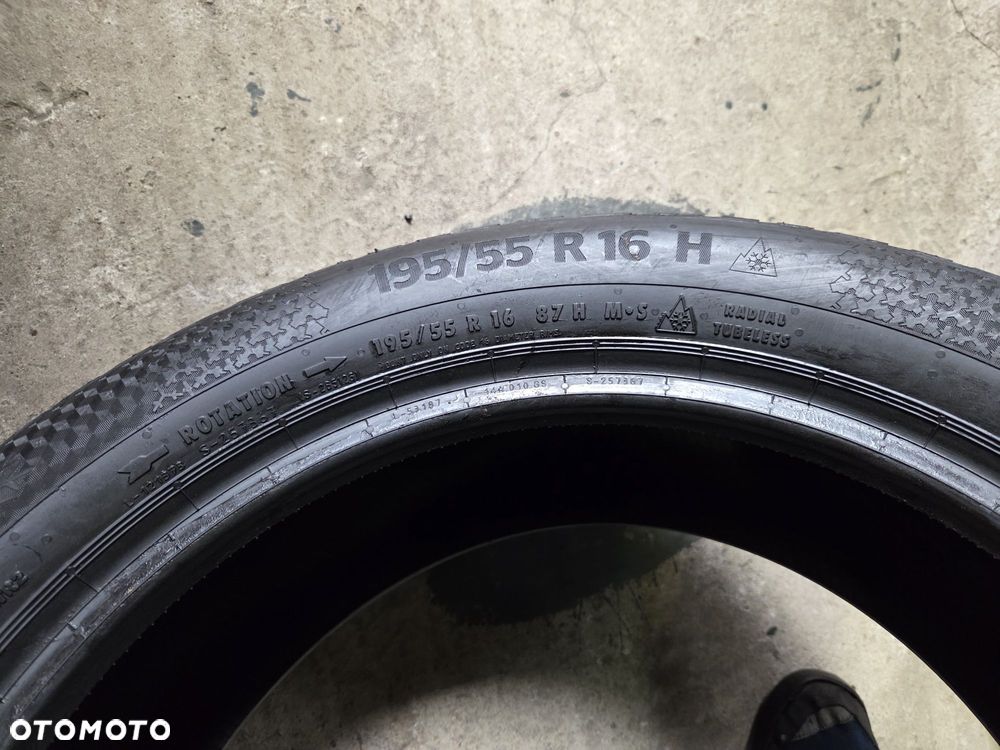 opony używane 195/55R16 Continental Wintercontact TS 870 - 6