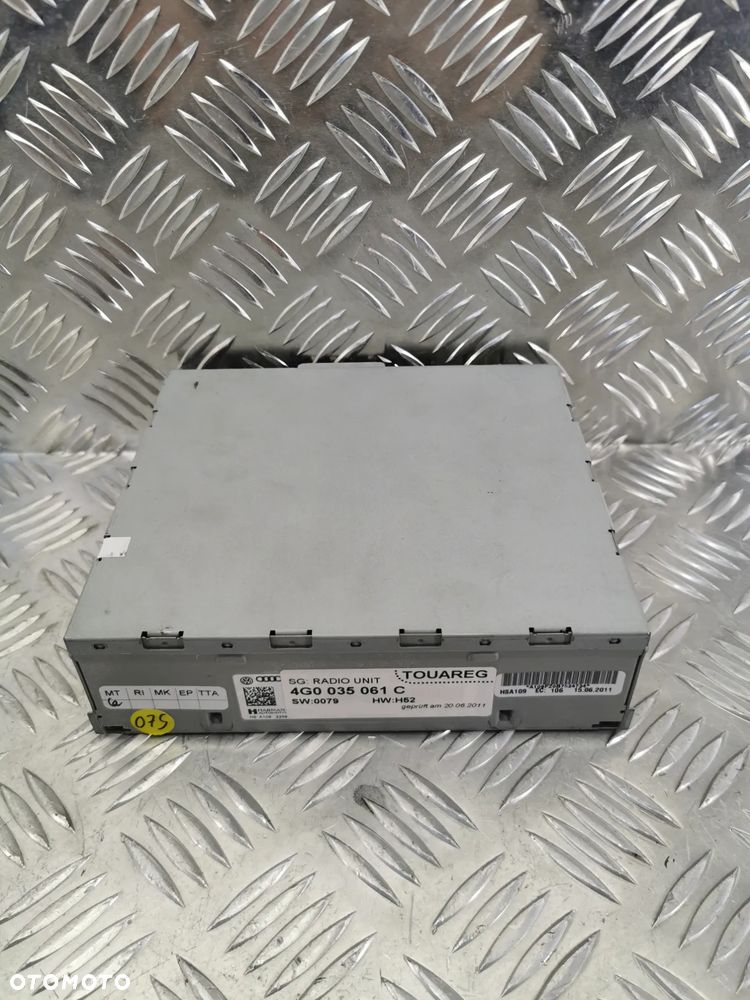 VW TOUAREG 7P 10-18R RADIO TUNER RADIOWY 4G0035061C 4G0035061 C - 1