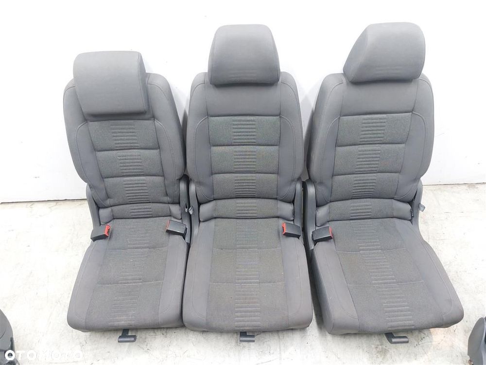 Fotele komplet VW Touran 2007-2010 LIFT WERSJA EUROPEJSKA ŁADNE - 9