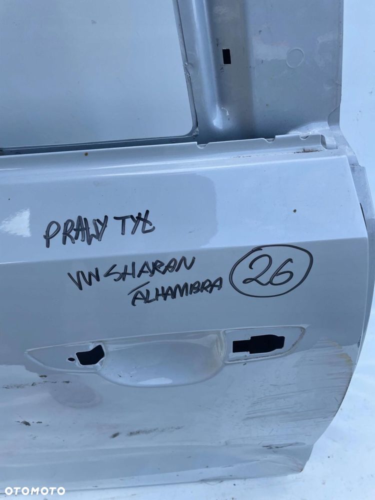SHARAN II 7N ALHAMBRA DRZWI PRAWY TYŁ 7N0843208P - 5