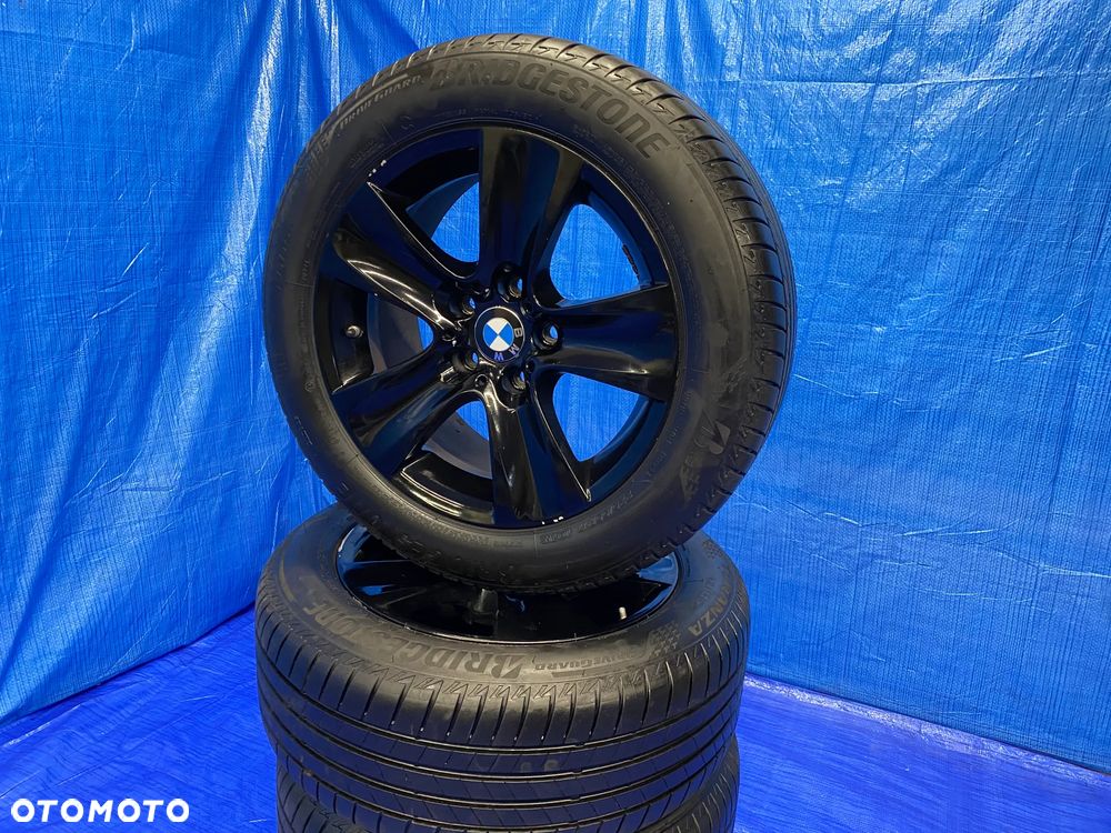 KOŁA KOŁO 17 FELGA ALUMINIOWE ALUSY 17" x 8J  5X120 ; 72,6mm ET30 CZUJNIKI KOMPLET ; OPONY LETNIE LATO BRIDGESTONE ; BMW E60 E61 E90 E91 E92 E93 F06 F07 F10 F11 F12 F13 F30 F31 F32 F33 F34 F36 ORYGINAŁ  6790172 BMW - 7