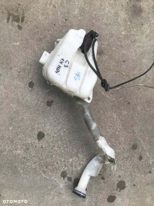 Zbiorniczek spryskiwaczy Citroen C3 I C2 02-09r. zbiornik na płyn do szyby silniczek pompka - 1