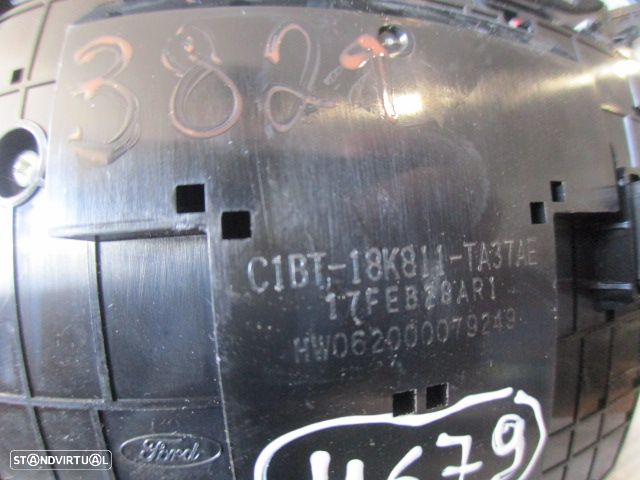 Interruptor C1BT18K811TA37AE FORD FIESTA 6 2017 1.5TDCI 95CV 5P CINZA ESCURO Multifunções Radio 4 PISCAS GPS - 3