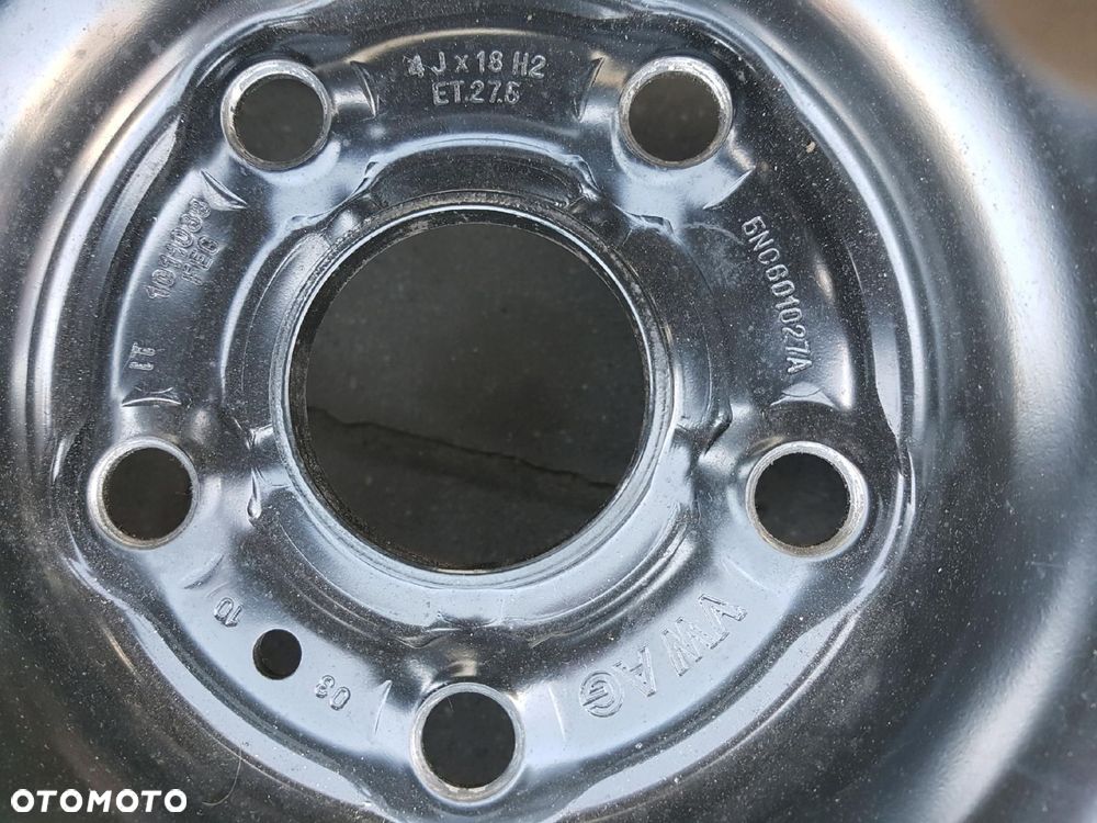 VW TIGUAN I 5N 06-15r KOŁO DOJAZDOWE 18 5X112 5N0601027A - 5