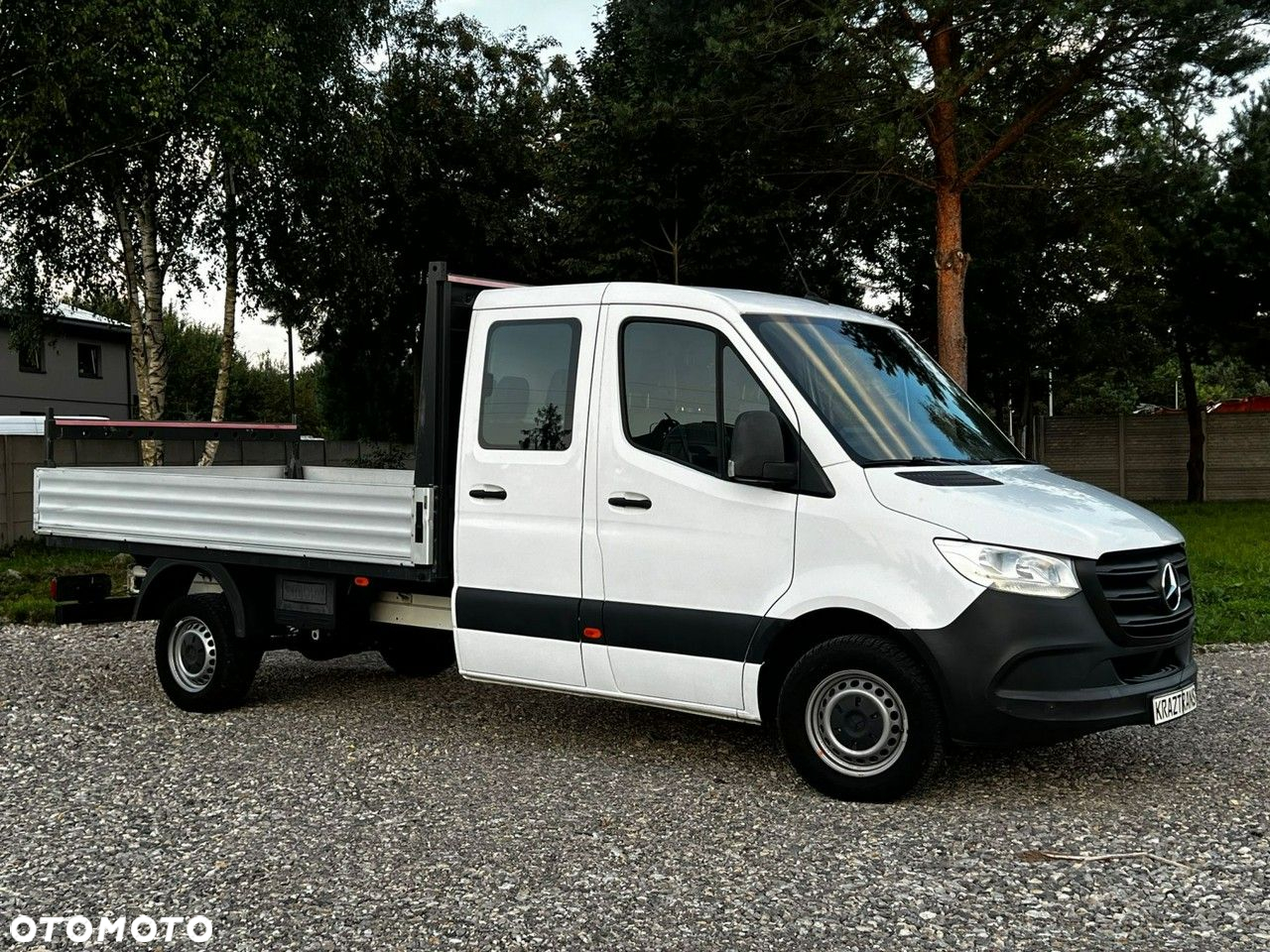 Mercedes-Benz Sprinter 316 CDI automat MAX burtowy skrzynia Doka brygadiera 6-cio miejscowy z Niemiec 3,4m paka 2020 model - 3