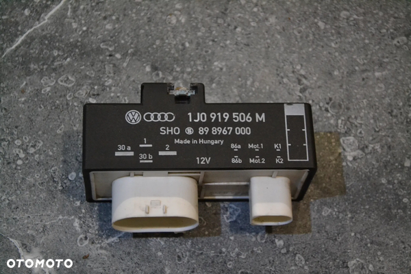 VW AUDI SEAT SKODA PRZEKAŹNIK STEROWNIK MODUŁ WENTYLATORÓW 1J0919506M