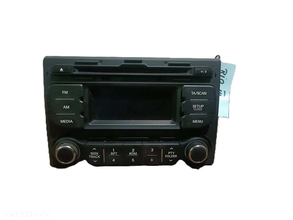 KIA RIO III 11-17 r. radioodtwarzacz radioodbiornik radio 10R03570 * - 1