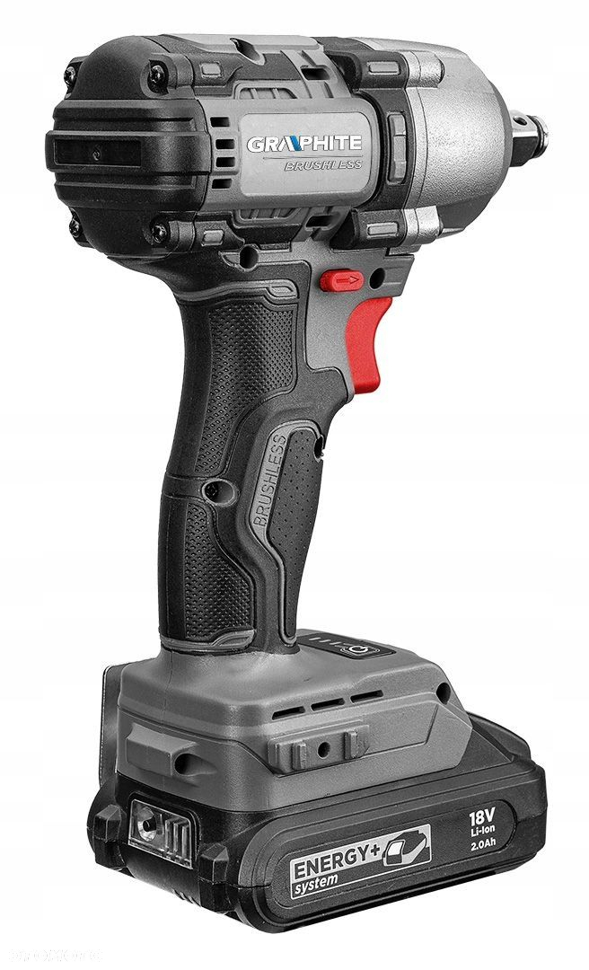 GRAPHITE KLUCZ UDAROWY AKUMULATOROWY 18V BEZSZCZOTKOWY 450Nm 58G038 2.0Ah - 4