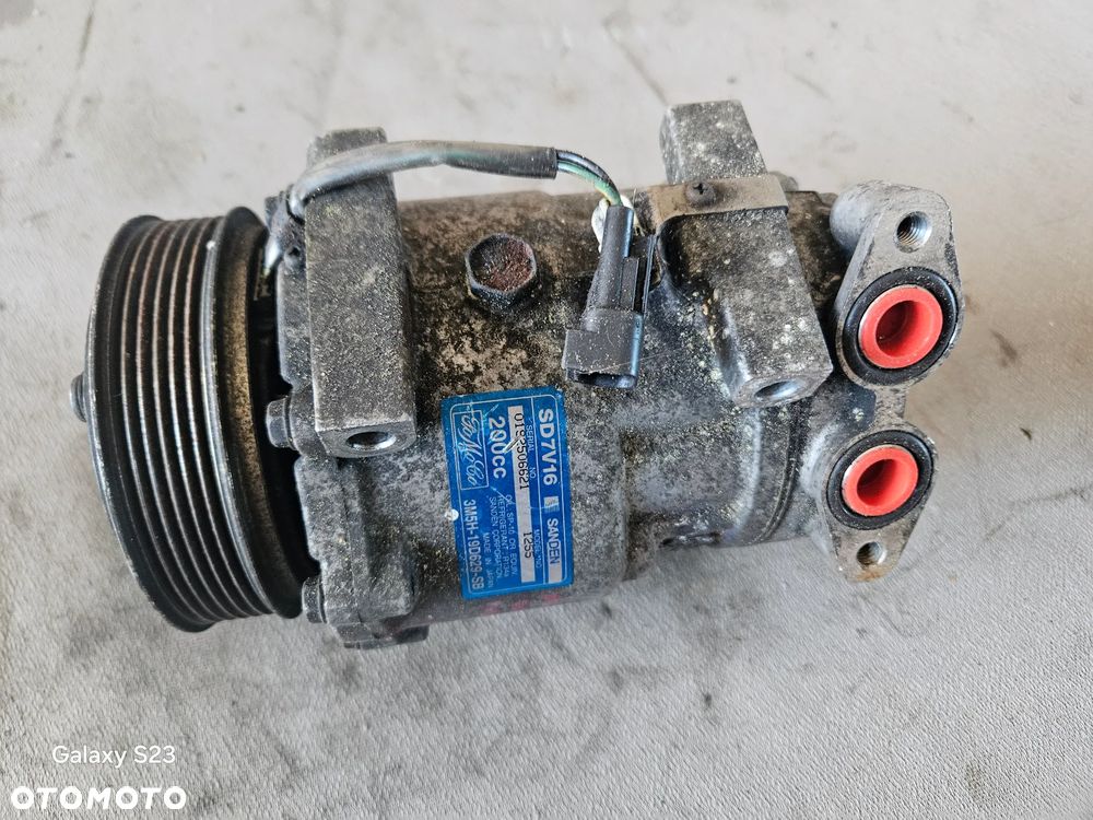 Sprężarka pompa kompresor klimatyzacji Ford Focus Mk2 C-Max Mazda3 BK 1,6 TDCI MZ-CD 3M5H-19D629-SB - 3