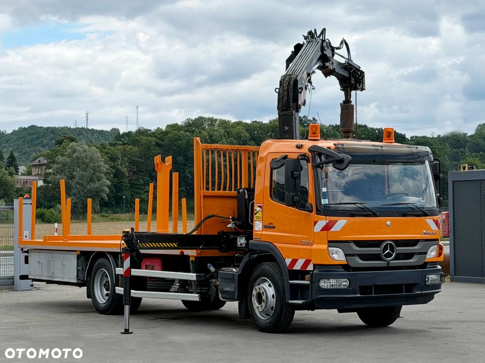 Mercedes-Benz ATEGO 1324 * SKRZYNIA 6,35 m + HIAB 144 B - DUO + WIERTNICA - 3