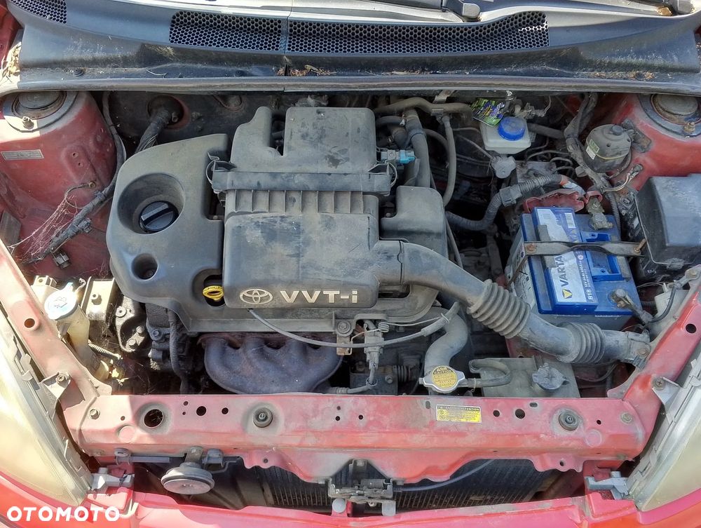 SILNIK TOYOTA YARIS I 1.3 16V 87KM 2SZ-FE KOMPLETNY – NA SAMOCHODZIE MOŻLIWY TEST GWARANCJA !!! - 1