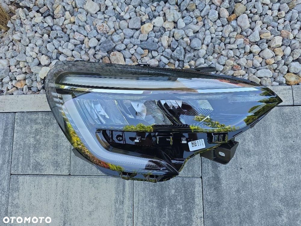RENAULT CLIO 5 V Lampa prawa Kompletna Full Led 260104922R Długi Led Czarna - 7